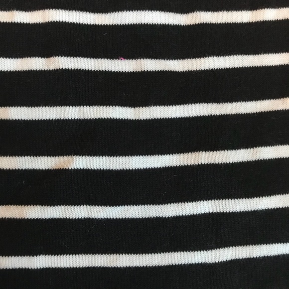 Susan Bristol Black & White Striped Tank Top - Picture 4 of 4